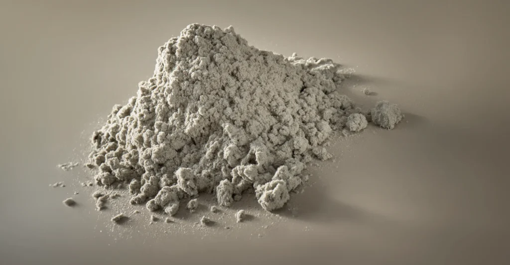 Cellulose filterhulpstof in poedervorm voor industriële vloeistoffiltratie en stabiele filterkoekopbouw.