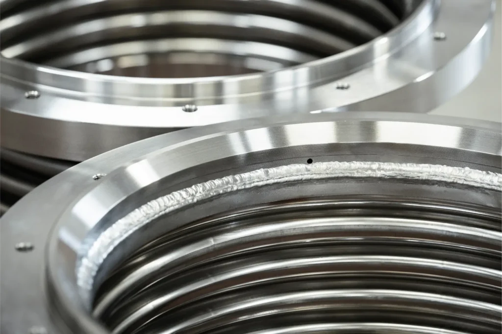 Metalen compensatoren voor het opvangen van thermische expansie en trillingen in industriële leidingsystemen.